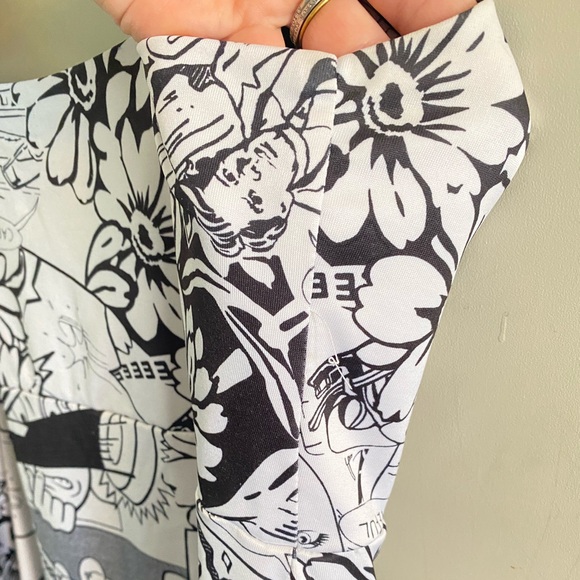Vintage olian comic print top with adjustable straps - Picture 9 of 9